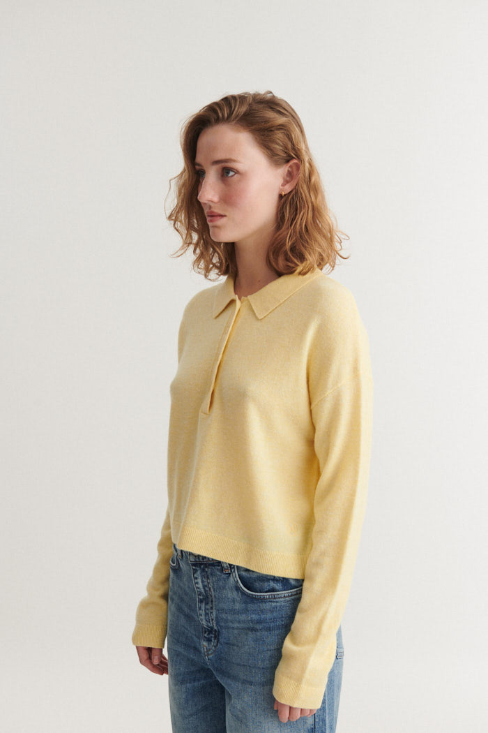 Basic Apparel Selem Polo Sweaters 878 Sunlight